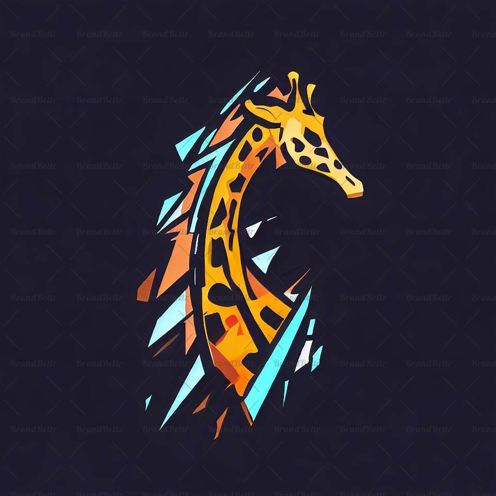 Abstrakte Giraffenflecken